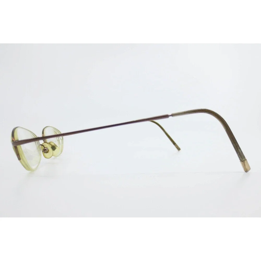 Ralph Lauren RL 1354 Brown Oval Metal Eyeglasses Frames Italy 140 39229